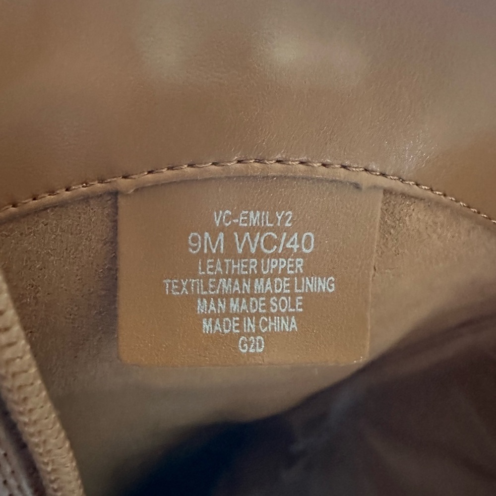 Vince Camuto X Emily Travis knee high boot EUC 9 wide calf - Picture 13 of 13